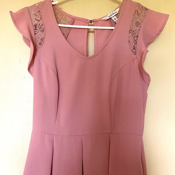 strapless open back dress Kylie Halterneck Bodycon Mini Dress Candy Pink main image 0